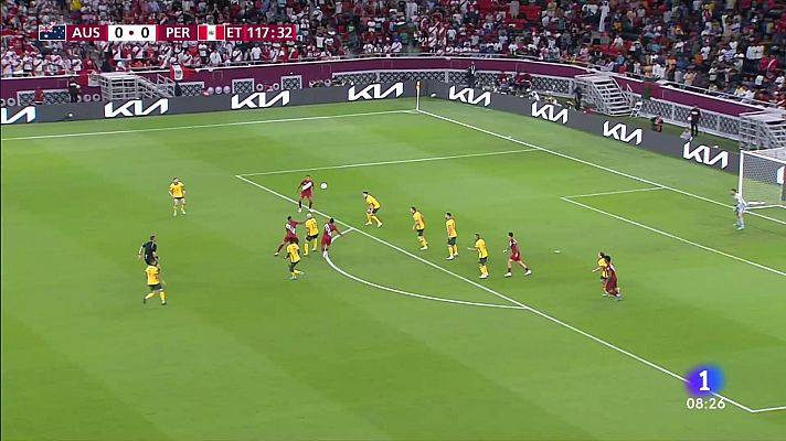 Telediario Matinal - Australia gana a Perú en los penaltis y se mete en el Mundial de Catar 2022