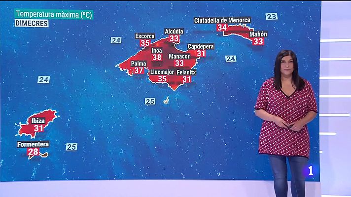 El temps a les Illes Balears - 14/06/22