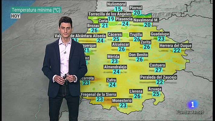 El Tiempo en Extremadura - 15/06/2022