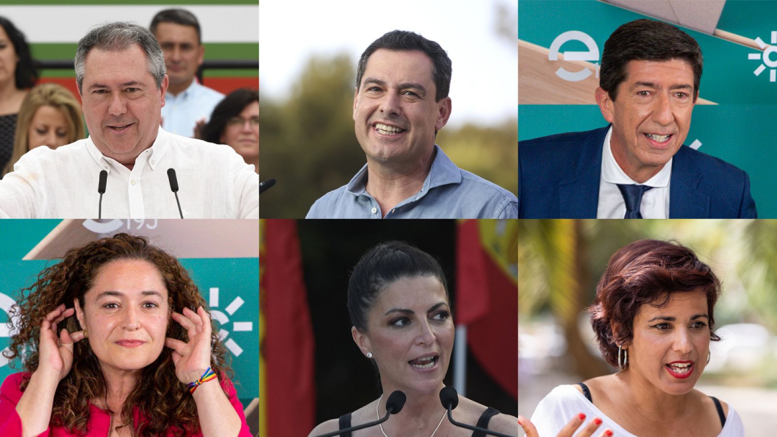 Los candidatos andaluces apuran para pedir el voto a los indecisos