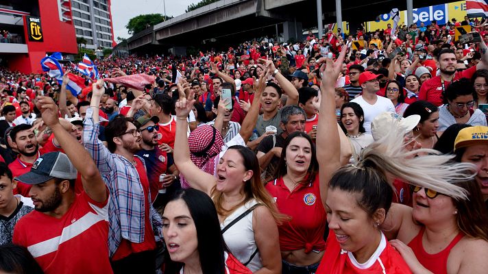 Costa Rica celebra su clasificación para el Mundial de Catar       