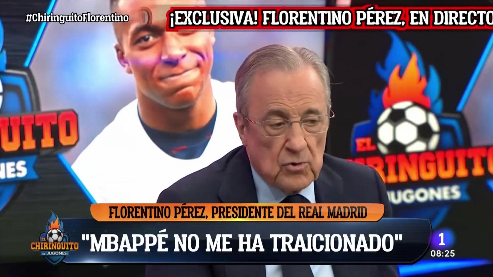 Florentino Pérez: "Este no es el Mbappé que yo quería traer"   