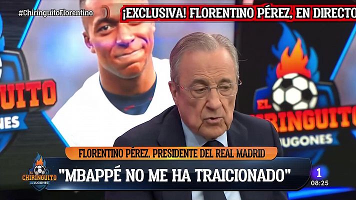 Florentino Pérez: "Este no es el Mbappé que yo quería traer"       