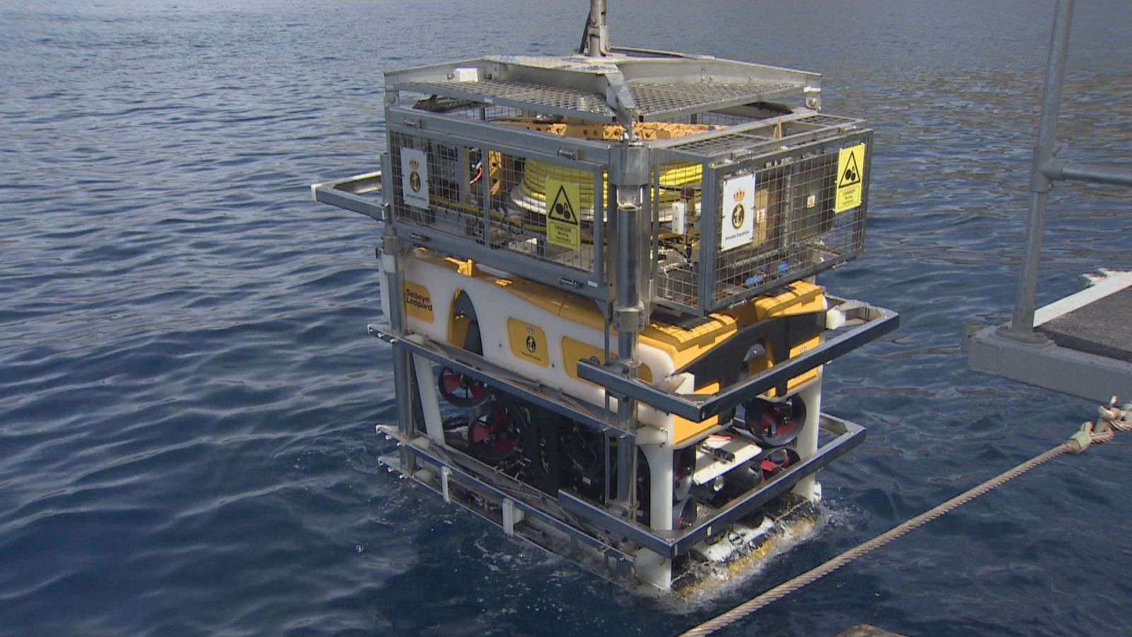 El robot Leopard será los ojos y los brazos de la Armada a más de 600 metros de profundidad