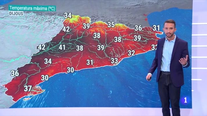 El temps - Encarem el pic de l'onada de calor