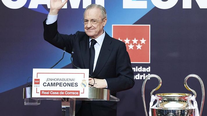 Telediario 1 - Florentino Pérez denuncia presiones a Laporta por parte de LaLiga