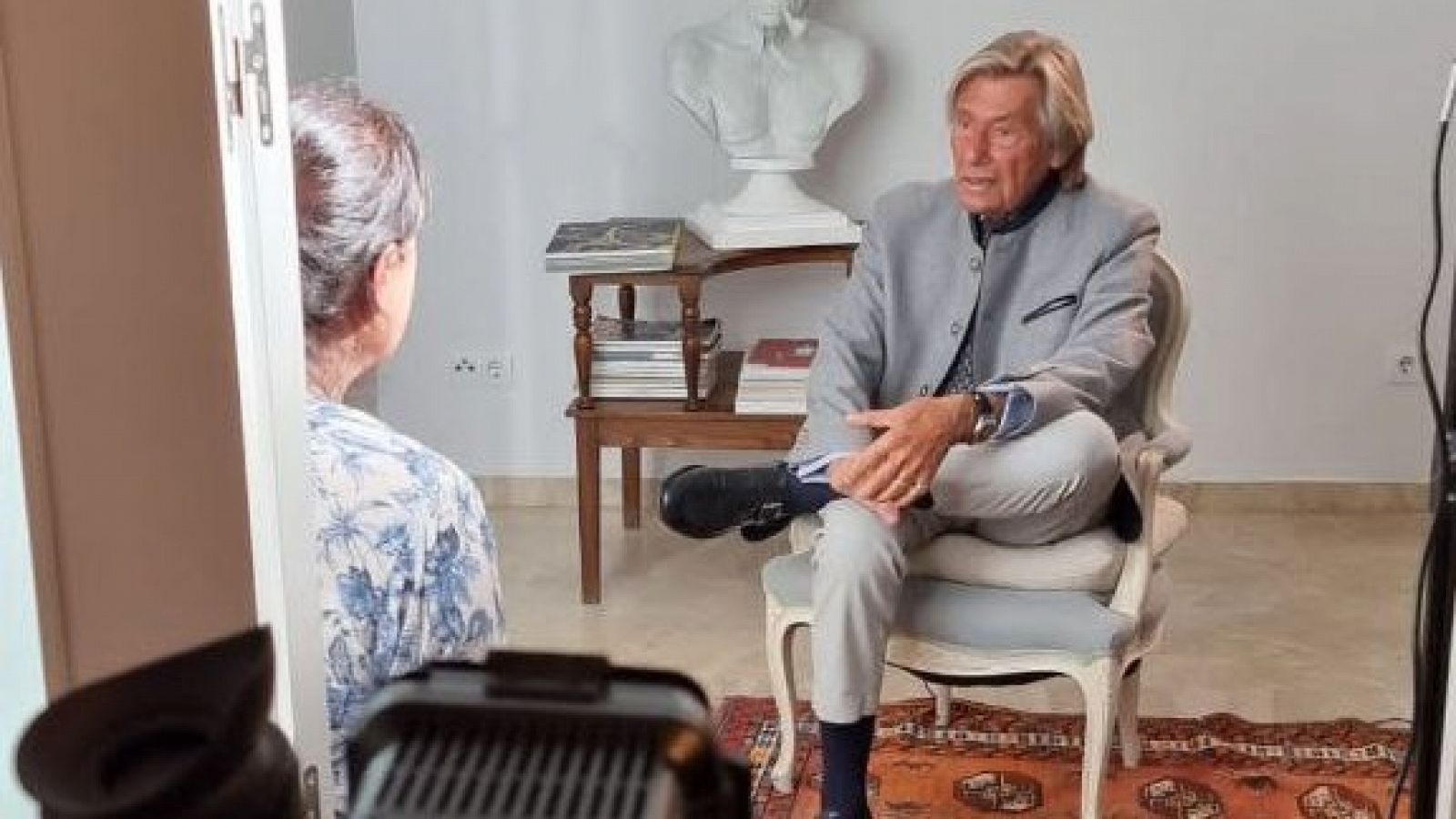 Andrés García Carro en casa de su hija | Ver