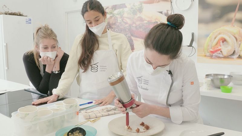 Clase de postres enfocados a mens de restaurantes