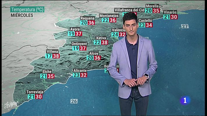 L'informatiu - Comunitat Valenciana - El tiempo en la Comunitat Valenciana - 14/06/22