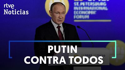 Putin ataca a Biden y Occidente y asegura que las sanciones han fracasado