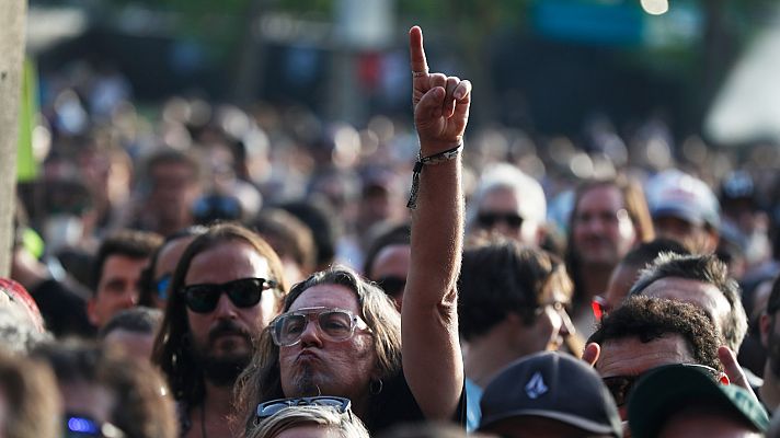 Telediario 2 - Segundo día del festival de música Azkena Rock