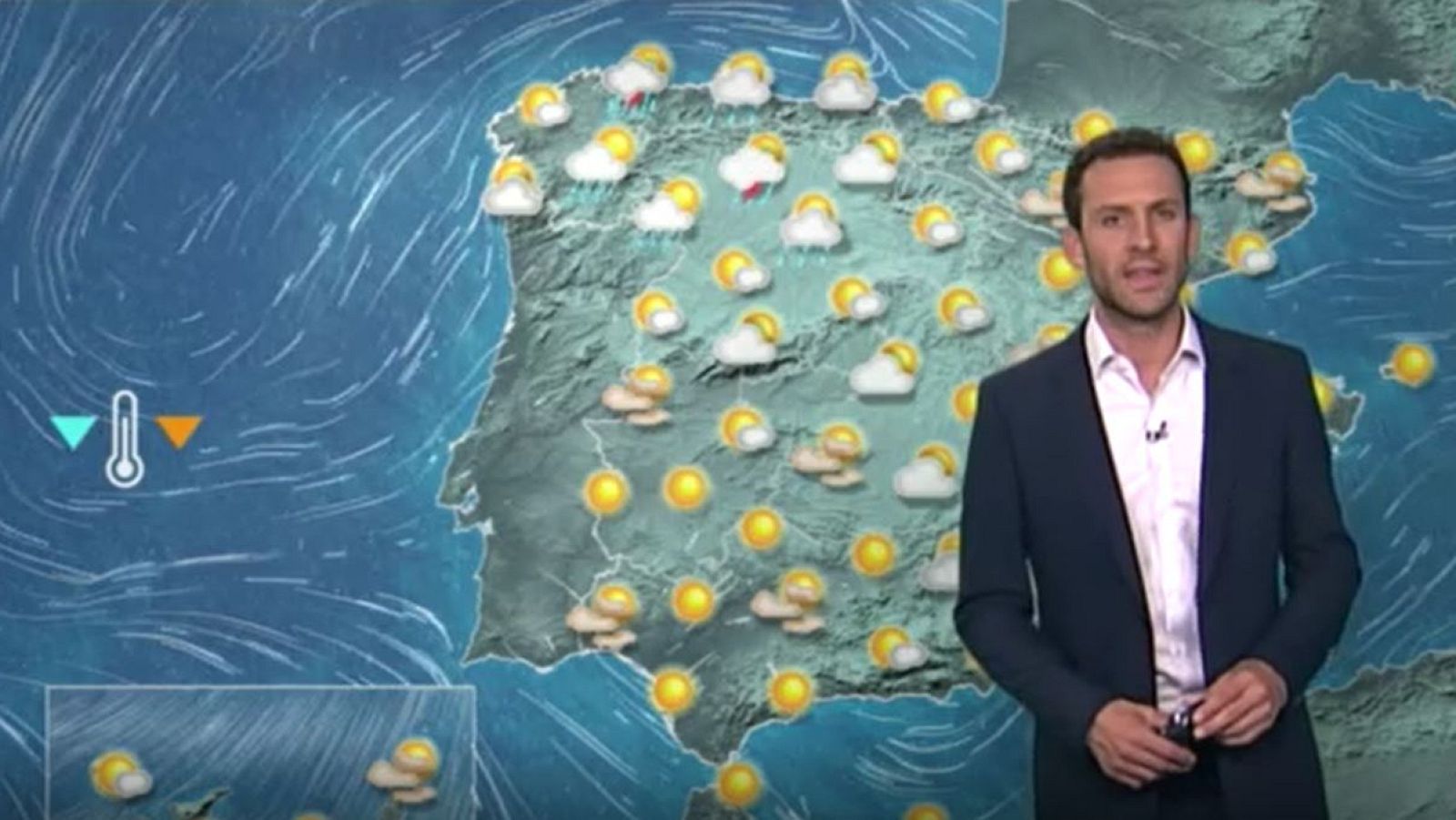 Descenso acusado de temperaturas en la mitad oeste peninsular - El tiempo | Ver