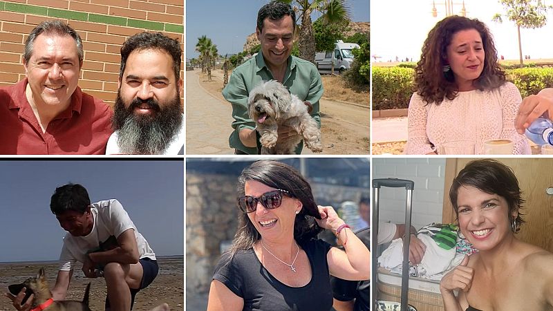 Los candidatos andaluces pasan la jornada de reflexión en familia