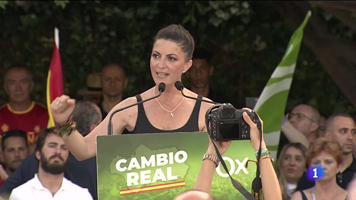 Noticias Andalucía - Día 13 de campaña: Olona en un mitin en El Ejido