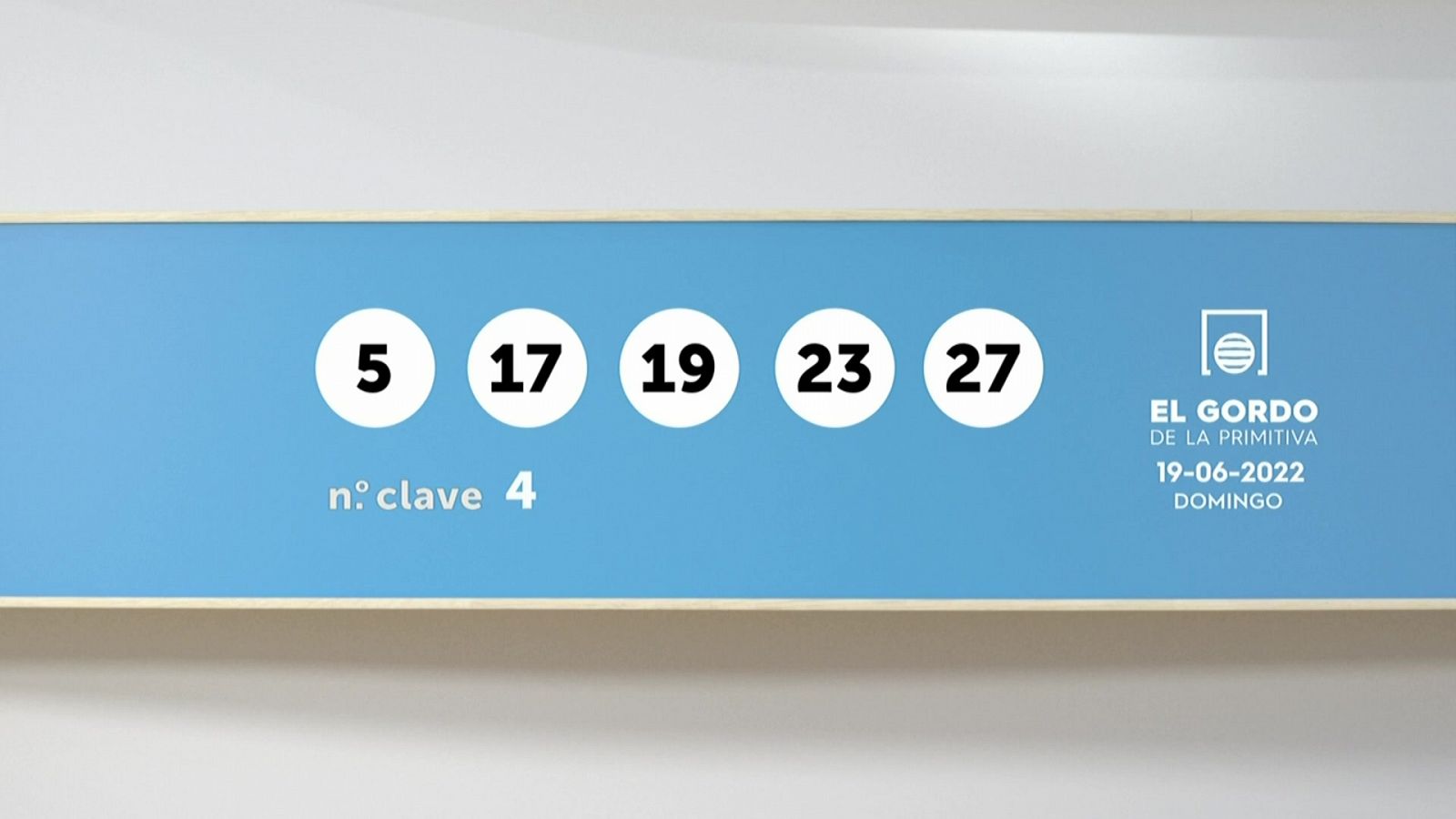 Sorteo de la Lotería Gordo de la Primitiva del 19/06/2022 - Ver ahora