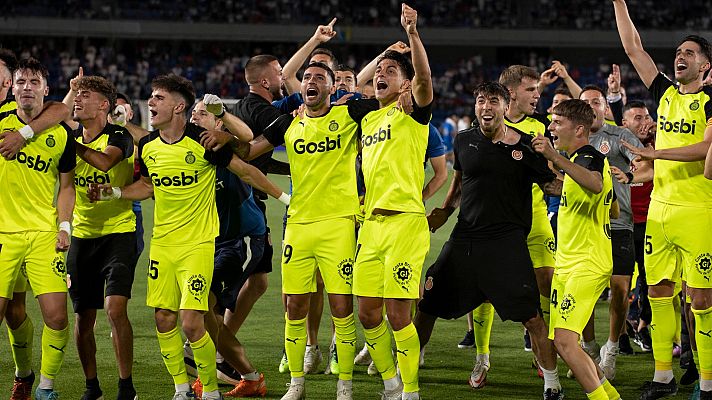 Telediario Matinal - Girona celebra el ascenso de su equipo a Primera División