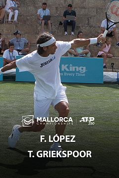 ATP 250 Torneo Mallorca: Griekspoor - López