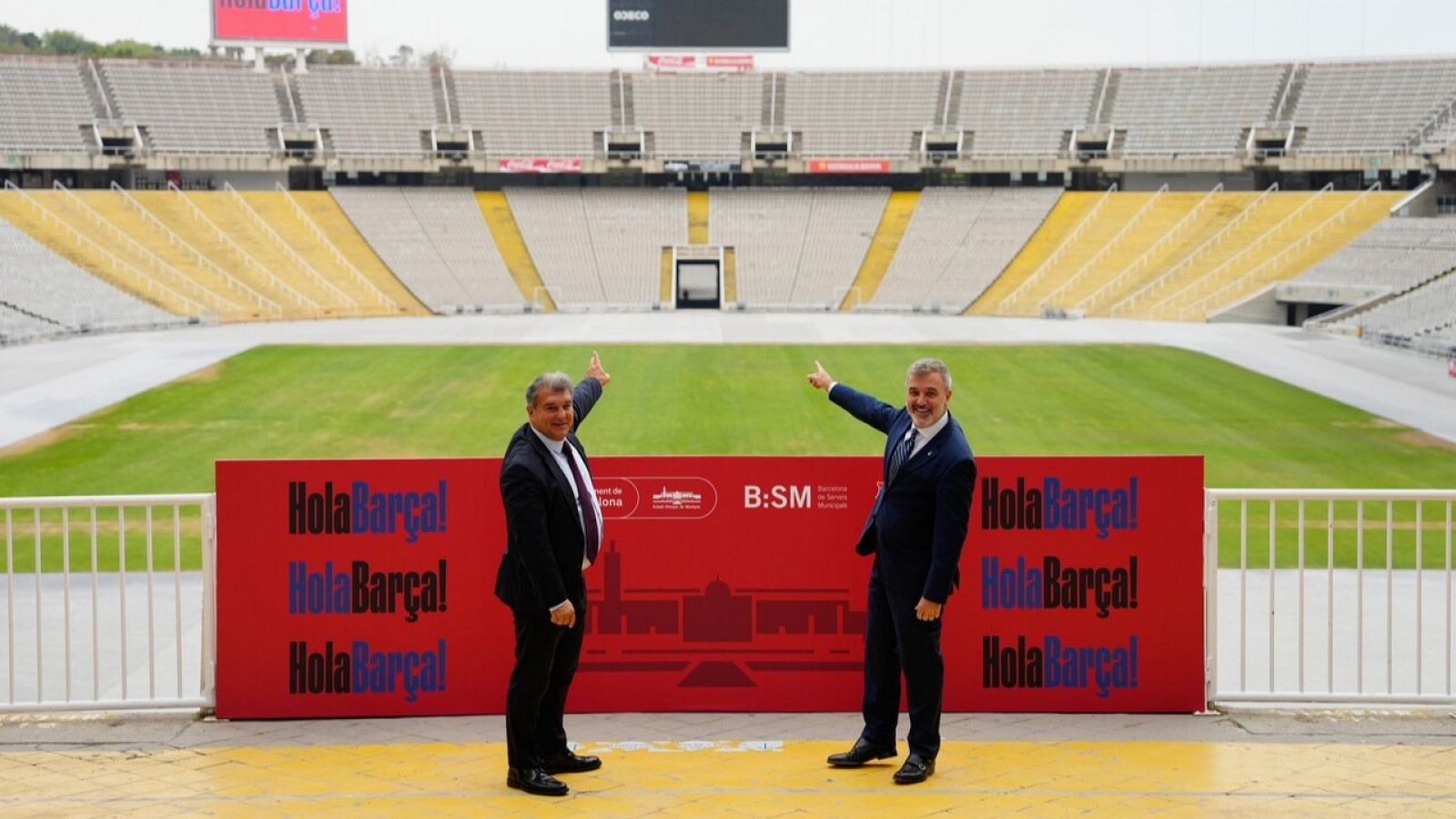 El Barça jugará en Montjuic por las obras del Camp Nou
