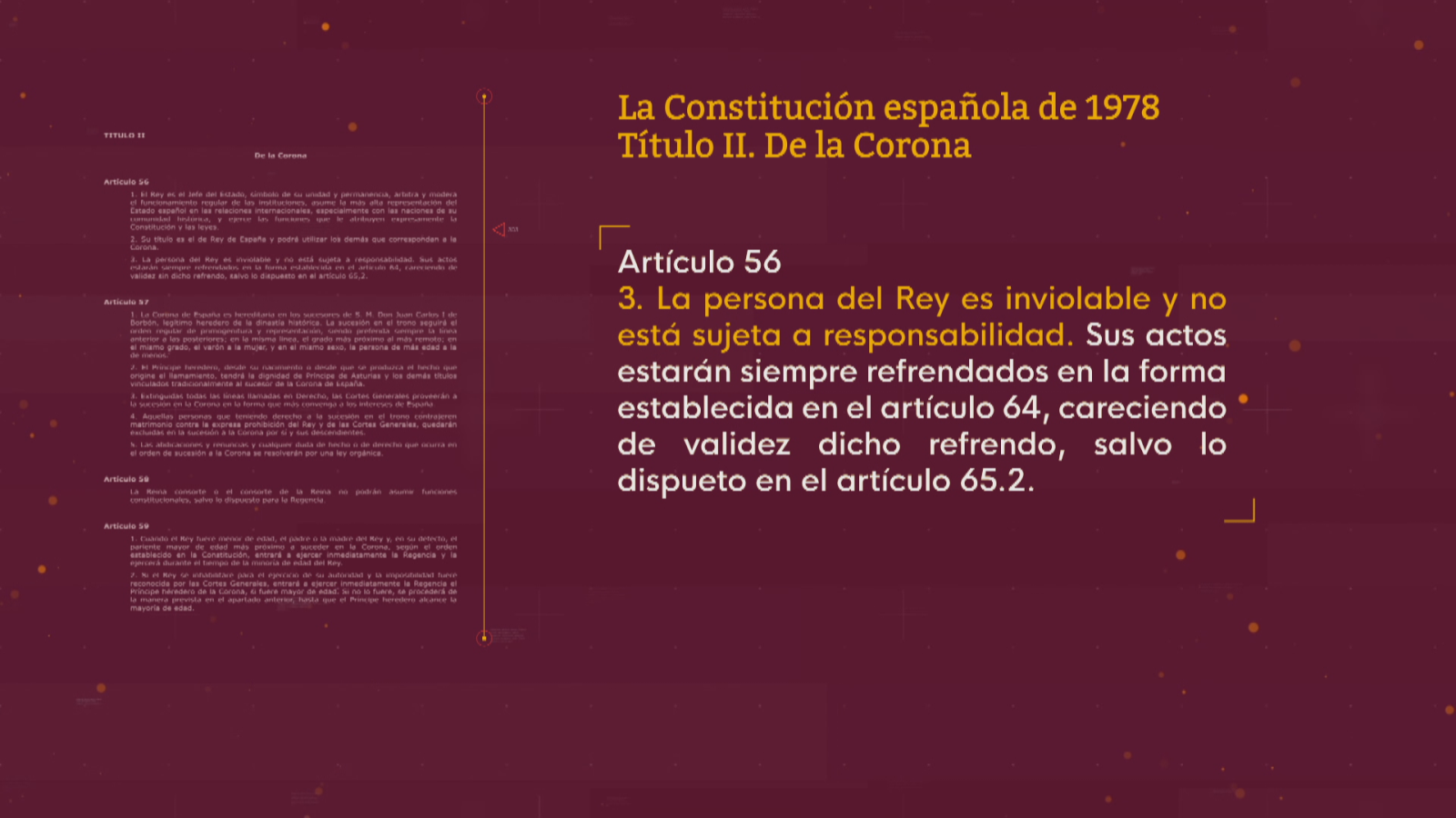Parlamento - El foco parlamentario - El Congreso rechaza debatir sobre la inviolabilidad del rey - 18/06/2022