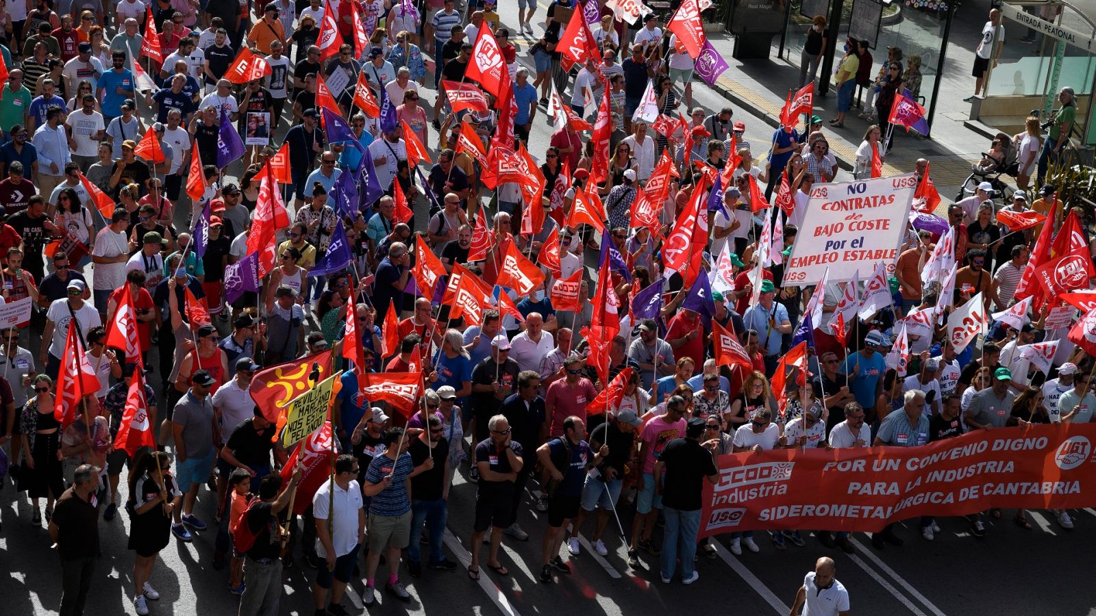 Finaliza la huelga de los trabajadores del metal de Cantabria