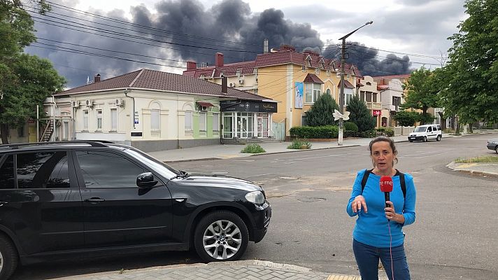 En Mykolaiv no cesa el impacto de cohetes rusos