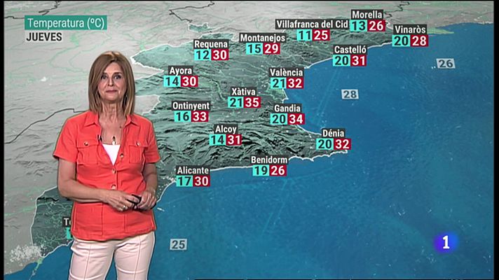 L'informatiu - Comunitat Valenciana - El tiempo en la Comunitat Valenciana - 22/06/22