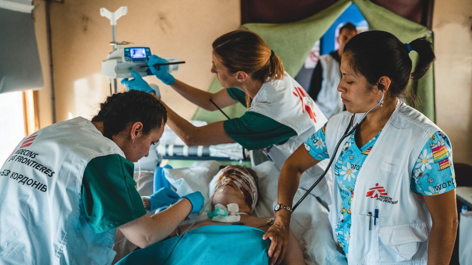 El 'hospital móvil' de Médicos sin Fronteras para la guerra en Ucrania