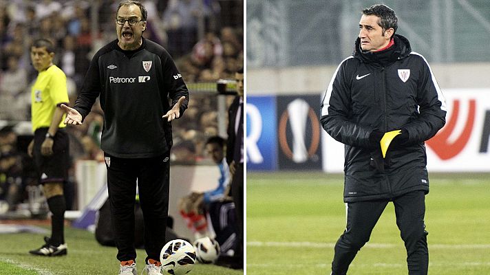 Telediario 1 - Bielsa y Valverde, protagonistas de las elecciones a la presidencia del Athletic Club