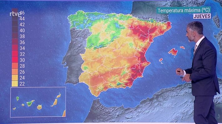 En Galicia, área cantábrica y noroeste de la Meseta norte, nuboso o cubierto con precipitaciones