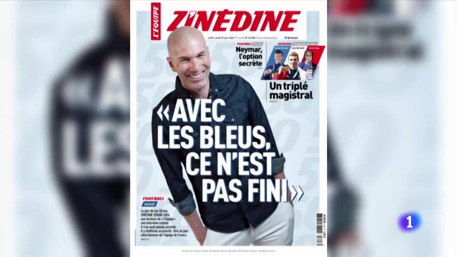 Zidane aspira a entrenar algún día a la selección francesa