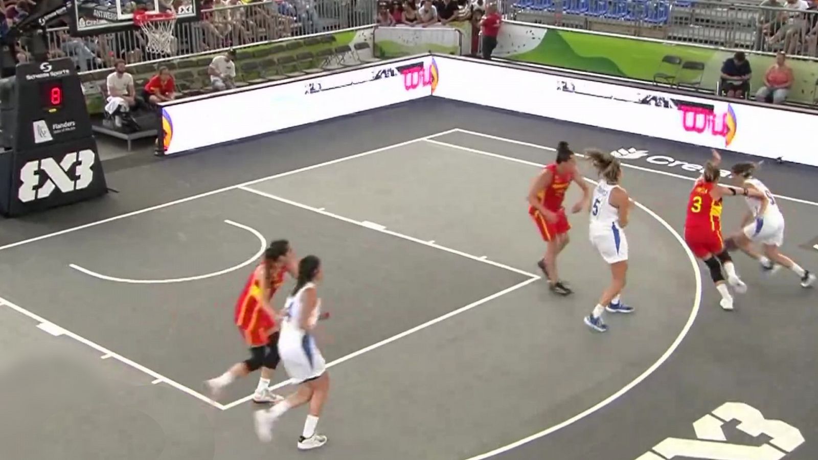 Baloncesto 3x3 - Copa del Mundo Femenina: Israel - España (F) - RTVE Play