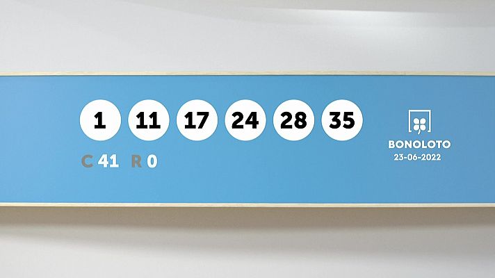 SELAE - Sorteo de la Lotería Bonoloto del 23/06/2022