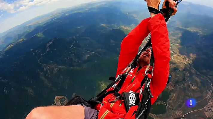 Horacio Llorens, a por el récord de altura en parapente