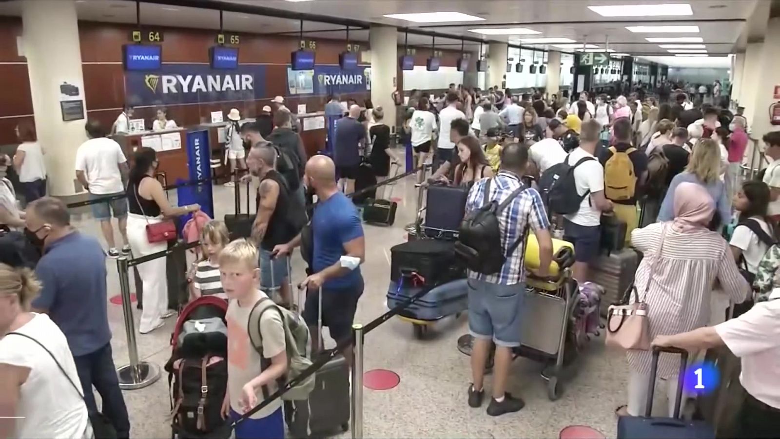 Retards en el segon dia de vaga a Ryanair