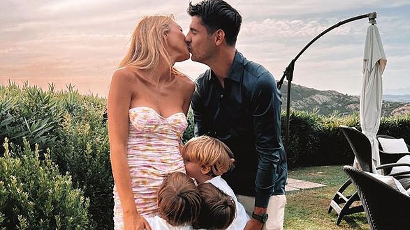 Coraz�n - Alice Campello y �lvaro Morata anuncian su cuarto embarazo