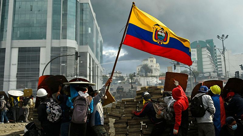 Lasso denuncia un intento de golpe de Estado detr�s de las protestas en Ecuador