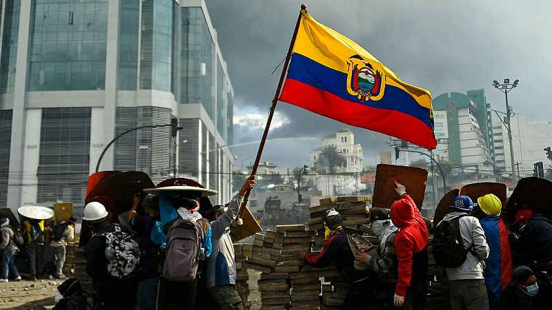 Lasso denuncia un intento de golpe de Estado detrás de las protestas en Ecuador