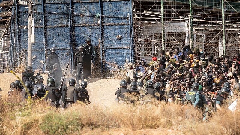 Las ONG denuncian el uso de la violencia de la polícía marroquí en la frontera con Melilla