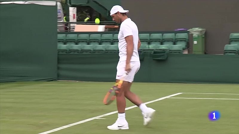 Nadal, optimista antes de Wimbledon: "El pie no me duele como durante un año y medio" -- Ver ahora