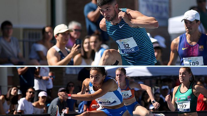 Asier Martínez y Xenia Benach se exhiben en el Campeonato de España de atletismo