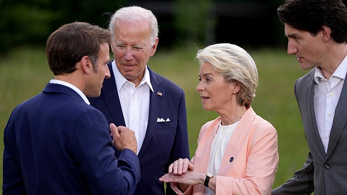 Telediario Fin de Semana - Estados Unidos apuesta por mantener la unidad de la OTAN y apoyar a Ucrania