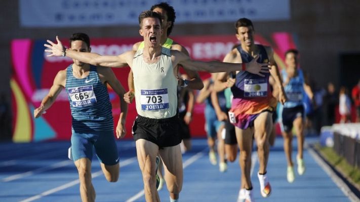 Atletismo - Mario García-Romo, sorprendente campeón de España de 1.500