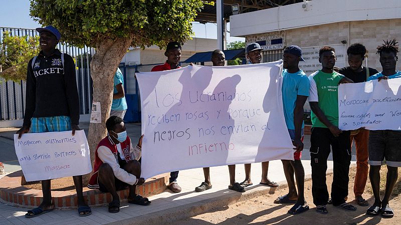 Inmigrantes del CETI de Melilla piden una investigación sobre las muertes en la frontera  