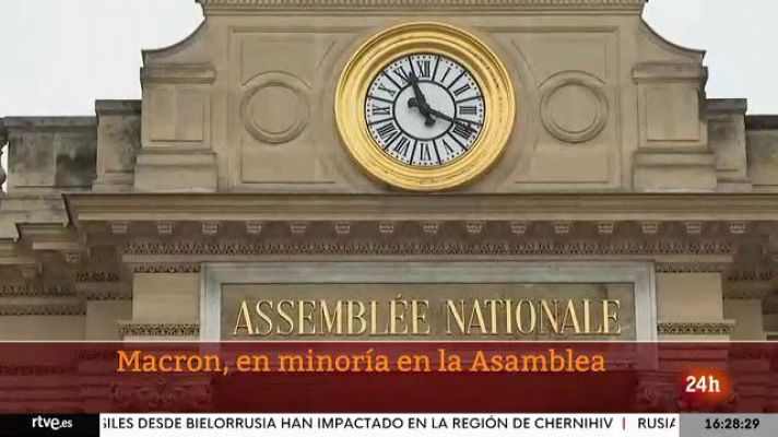 Parlamento - Macron en minoría en la Asamblea francesa