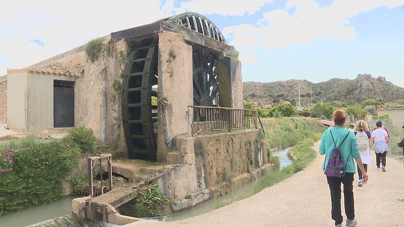 Una ruta al aire libre donde se pueden contemblar las cuatro norias que están en funcionamiento en Abarán