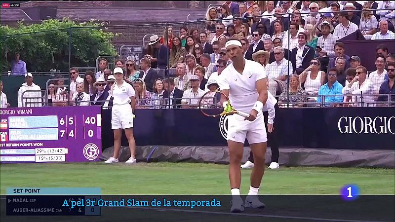 Torna Nadal a Wimbledon - 27/06/2022 - Veure ara