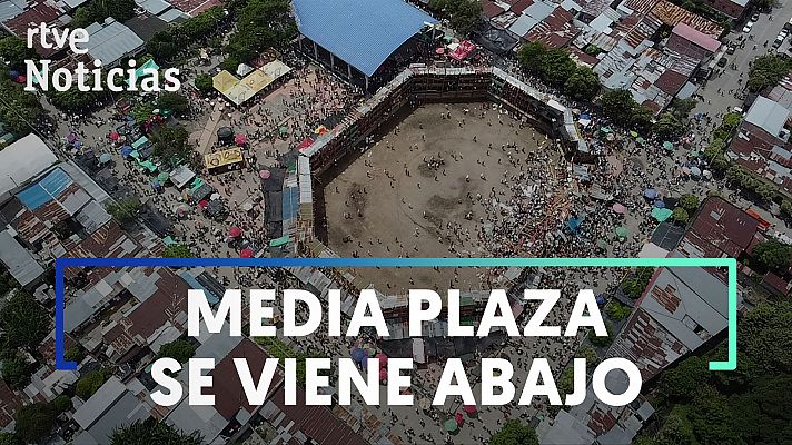 Al menos cinco muertos y más de 200 heridos tras hundirse media plaza de toros en Colombia