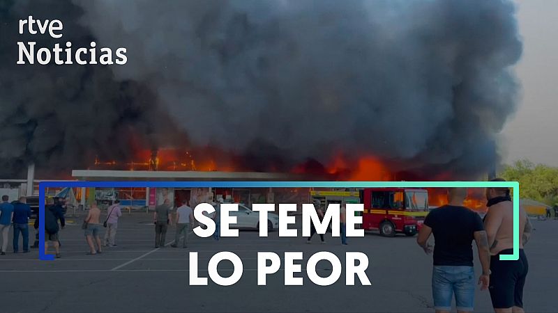 Varios muertos y heridos en el ataque a un centro comercial en Kremenchuk