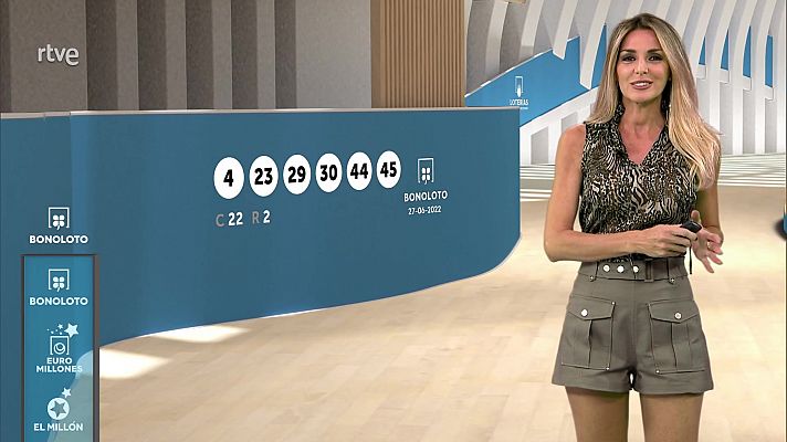 Loterías - Sorteo de la Bonoloto del 27/06/2022