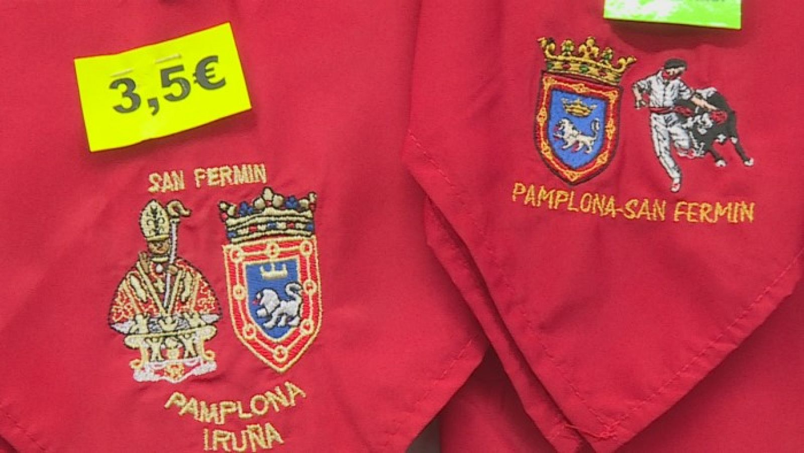 Pamplona se viste de blanco y rojo